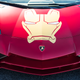 Iron Man on a Lamborghini